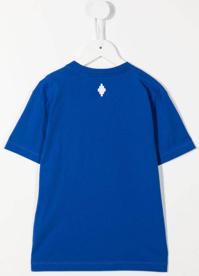Marcelo Burlon County Of Milan Kids T-shirt met print Blauw