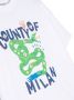 Marcelo Burlon County Of Milan Kids T-shirt met slangenprint Wit - Thumbnail 3