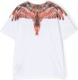 Marcelo Burlon County Of Milan Kids T-shirt met vleugelprint Wit - Thumbnail 2