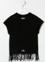 Marcelo Burlon County Of Milan Kids Top met franje Zwart - Thumbnail 2