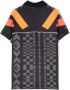 Marcelo Burlon County Of Milan Kids x Kappa poloshirt met print Zwart - Thumbnail 2