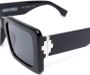 Marcelo Burlon County of Milan Eyewear Maiten zonnebril met vierkant montuur Zwart - Thumbnail 3