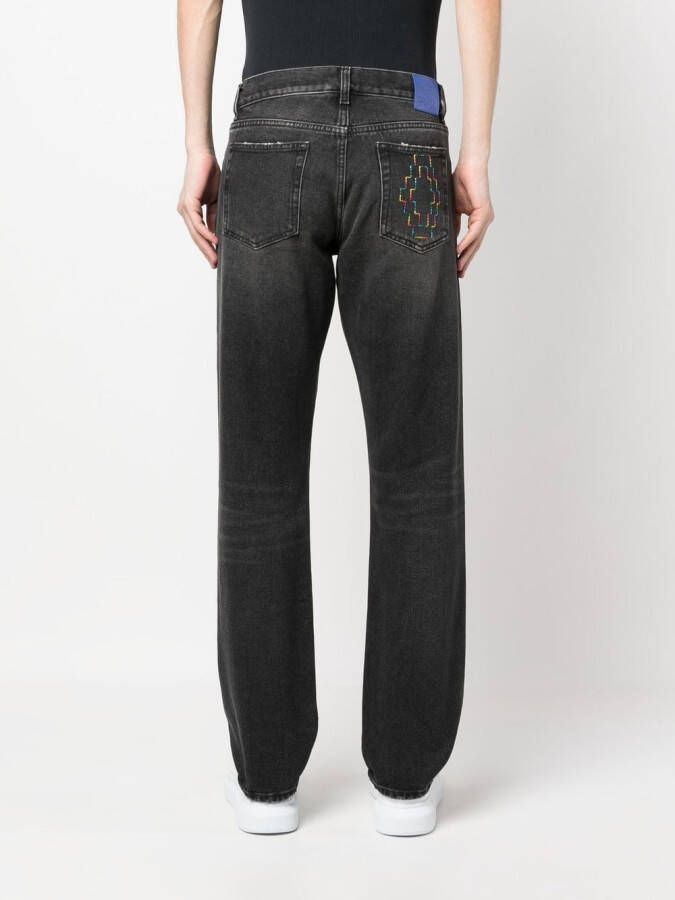 Marcelo Burlon County of Milan Slim-fit jeans Zwart