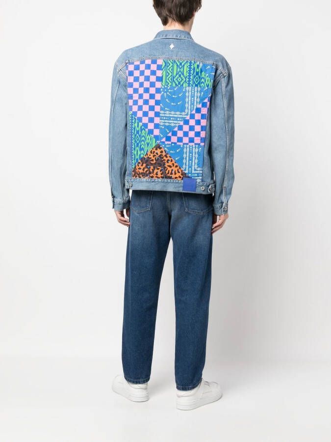 Marcelo Burlon County of Milan Denim jack Blauw