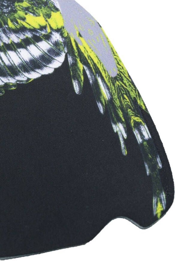 Marcelo Burlon County of Milan Mondkapje met vleugelprint Zwart