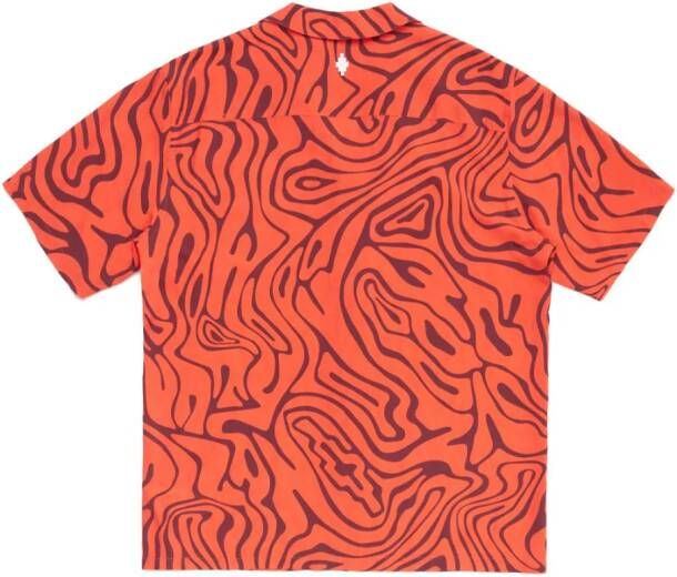 Marcelo Burlon County of Milan Overhemd met abstracte print Oranje