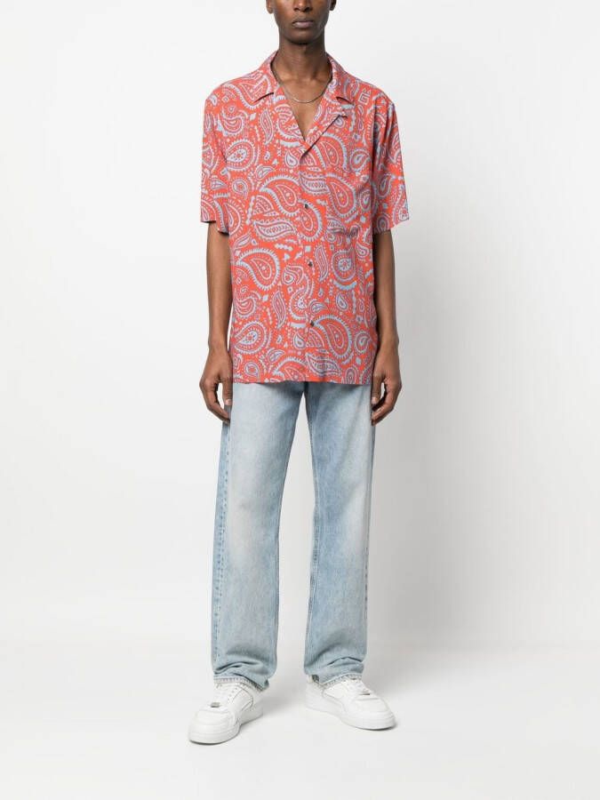Marcelo Burlon County of Milan Overhemd met paisley-print Rood