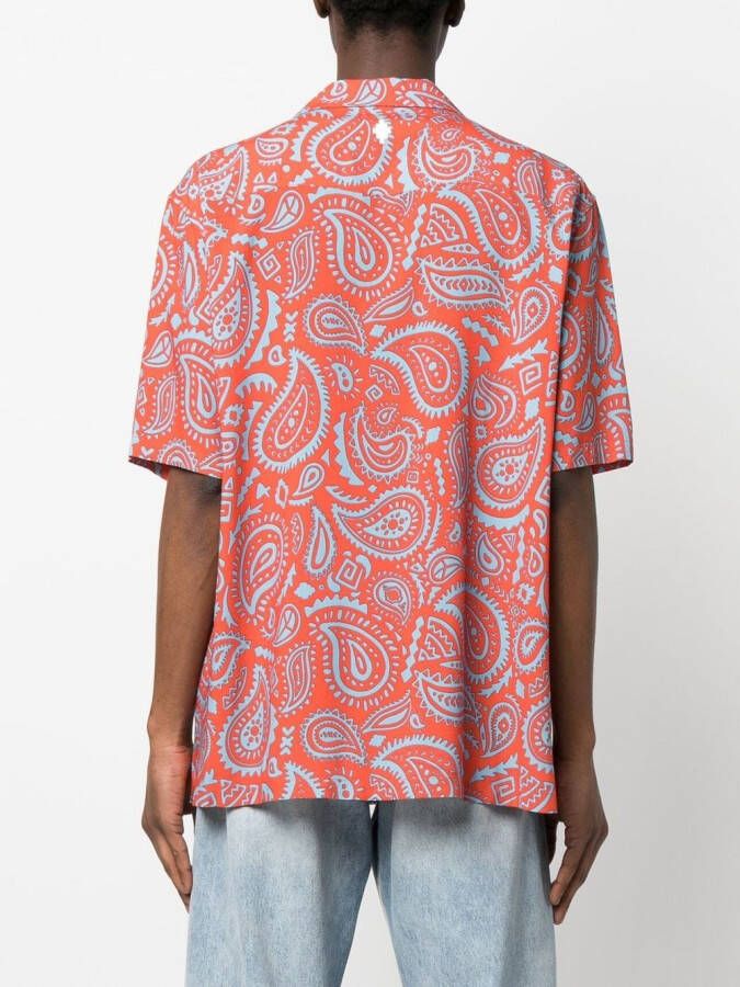 Marcelo Burlon County of Milan Overhemd met paisley-print Rood