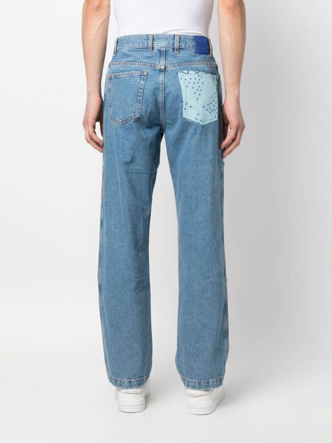 Marcelo Burlon County of Milan Straight jeans Blauw