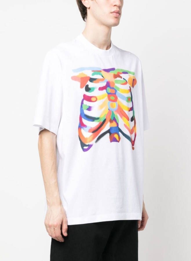 Marcelo Burlon County of Milan T-shirt met print Wit