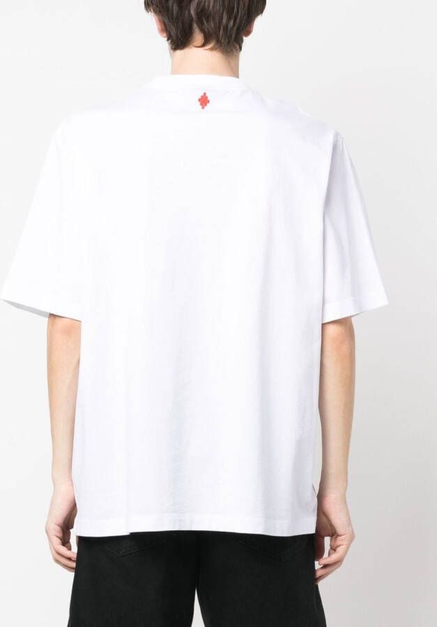 Marcelo Burlon County of Milan T-shirt met print Wit