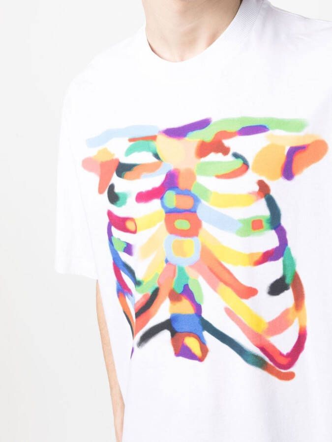 Marcelo Burlon County of Milan T-shirt met print Wit