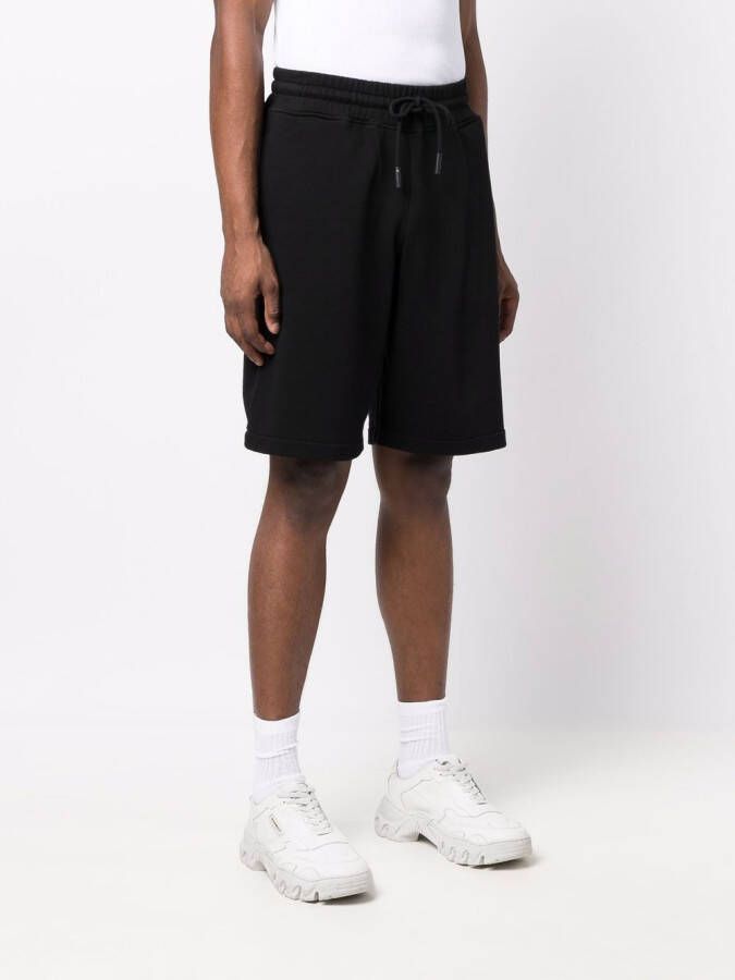 Marcelo Burlon County of Milan Shorts met gekruiste mand Zwart