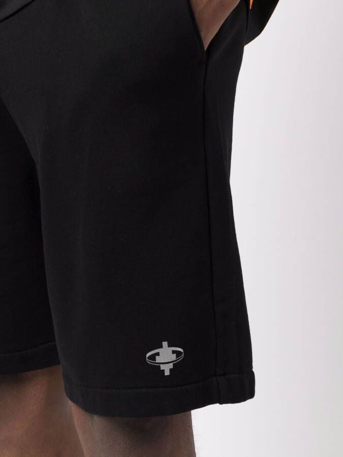 Marcelo Burlon County of Milan Shorts met gekruiste mand Zwart