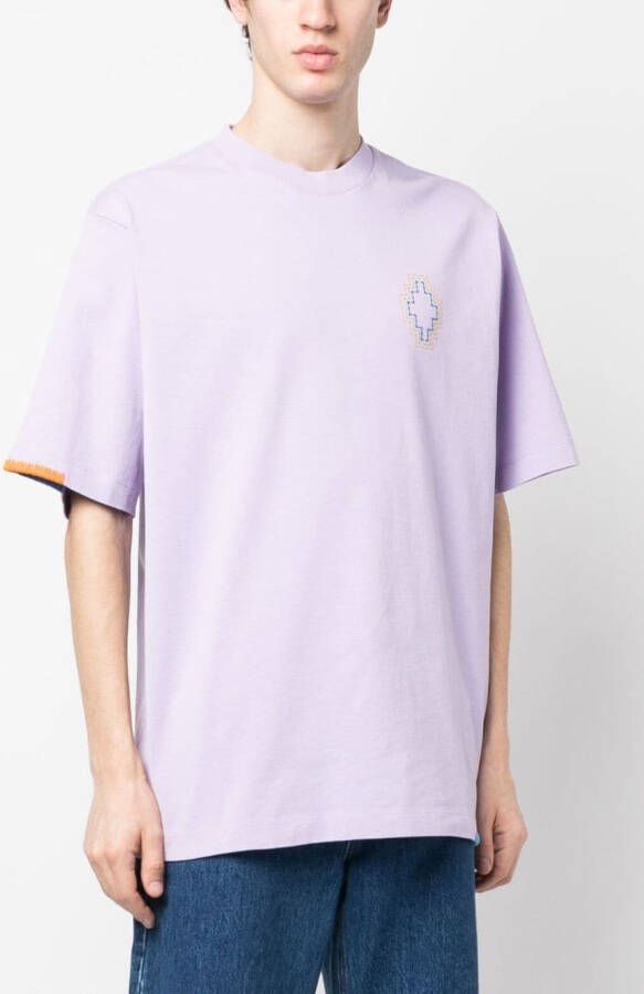 Marcelo Burlon County of Milan T-shirt met print Paars