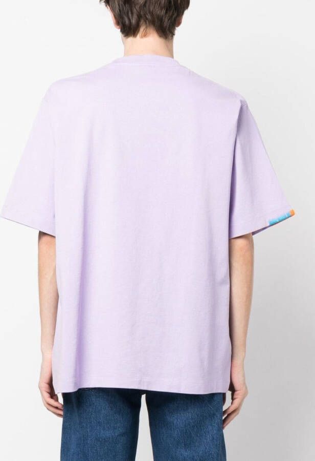 Marcelo Burlon County of Milan T-shirt met print Paars