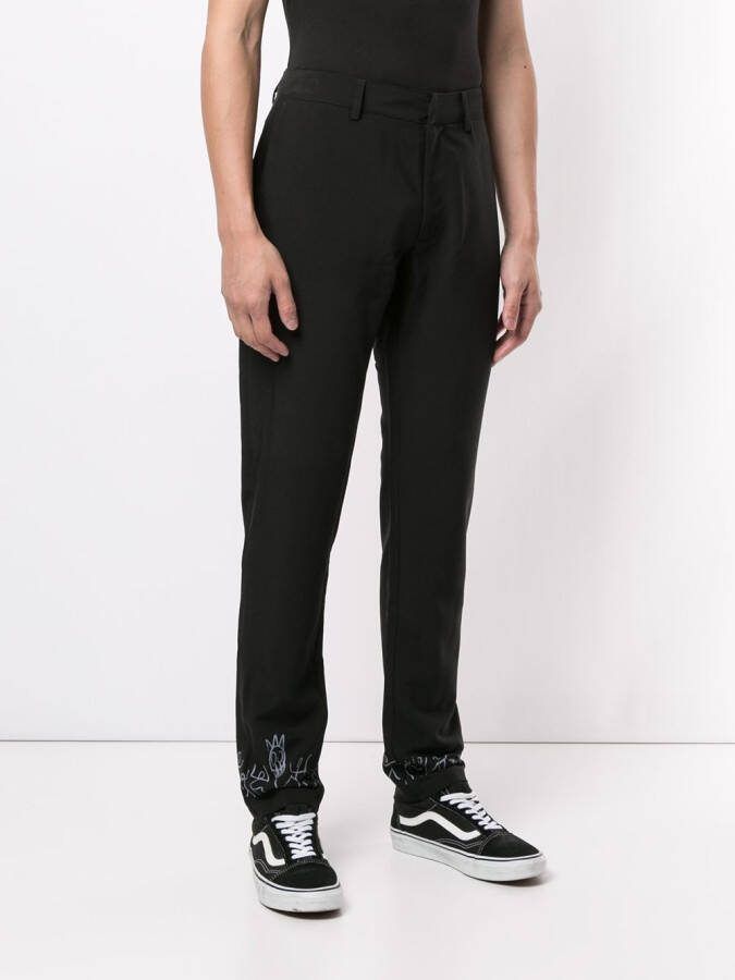 COUNTY OF MILAN Straight broek Zwart
