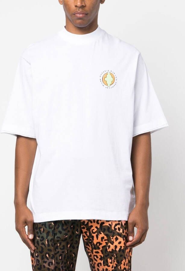 Marcelo Burlon County of Milan T-shirt met logoprint Wit