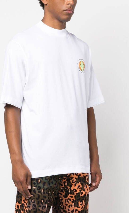 Marcelo Burlon County of Milan T-shirt met logoprint Wit