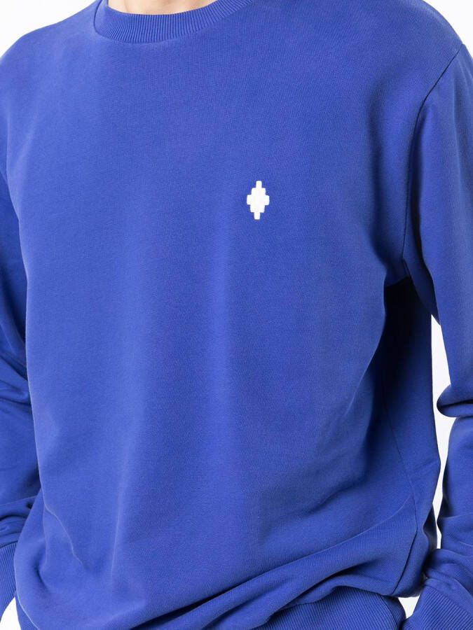 Marcelo Burlon County of Milan Sweater met geborduurd logo Blauw