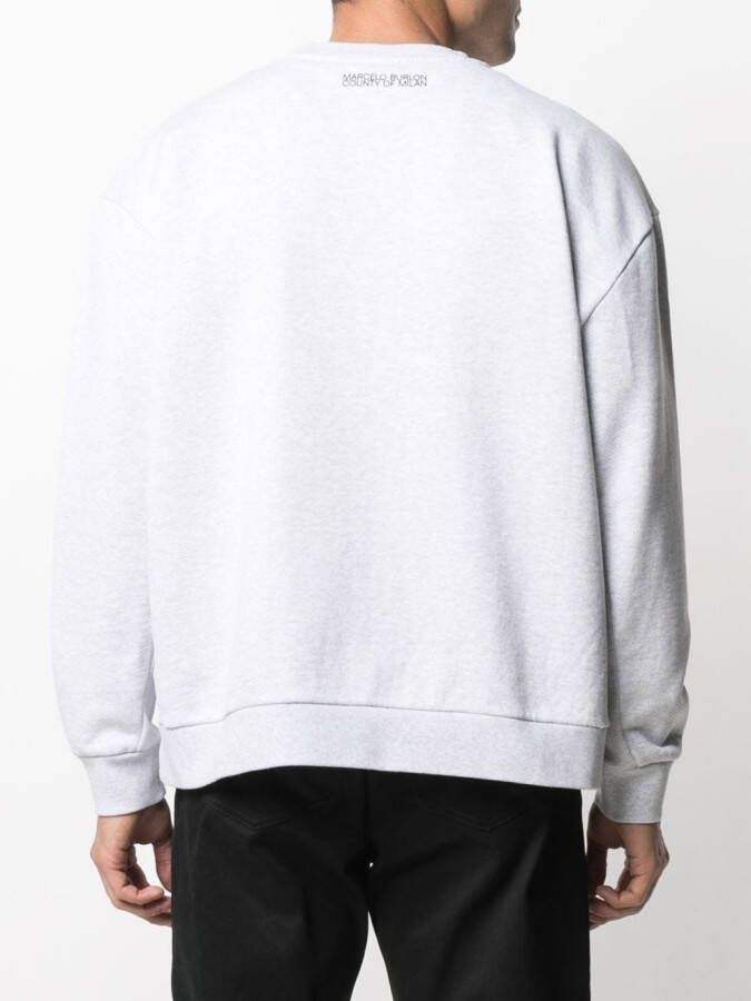 Marcelo Burlon County of Milan Sweater met geborduurd logo Grijs