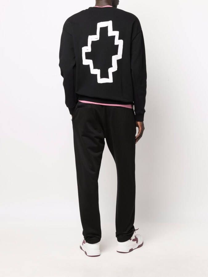 Marcelo Burlon County of Milan Sweater met geborduurd logo Zwart