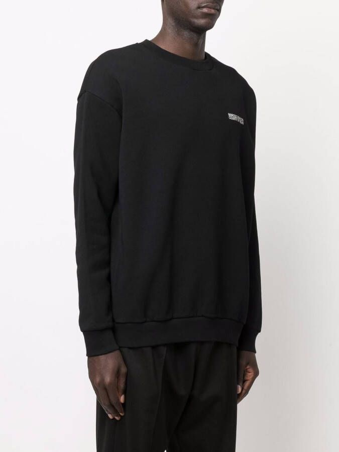 Marcelo Burlon County of Milan Sweater met geborduurd logo Zwart