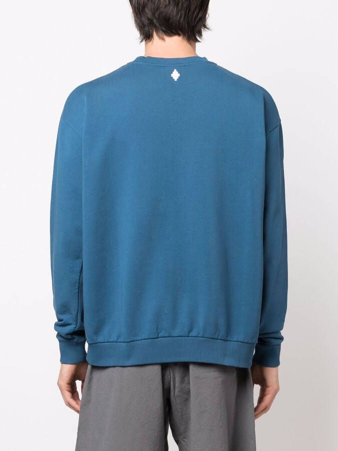 Marcelo Burlon County of Milan Sweater met print Blauw