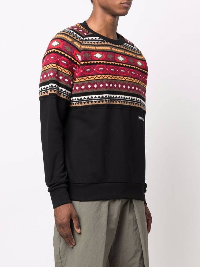 Marcelo Burlon County of Milan Sweater met print Zwart
