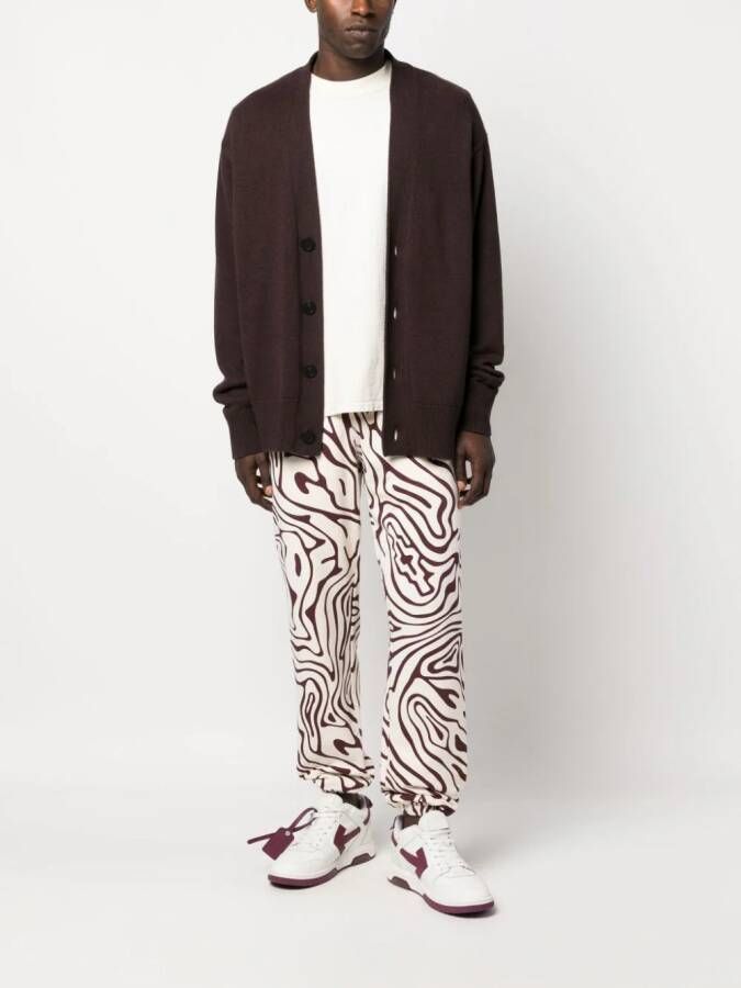 Marcelo Burlon County of Milan Trainingsbroek met tekst Rood