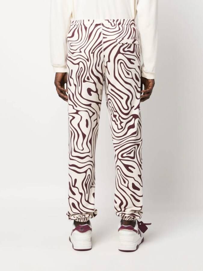 Marcelo Burlon County of Milan Trainingsbroek met tekst Rood