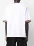 Marcelo Burlon County of Milan T-shirt met franje afwerking Wit - Thumbnail 4