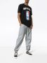 Marcelo Burlon County of Milan T-shirt met geribbelde hals en NBA print Zwart - Thumbnail 2