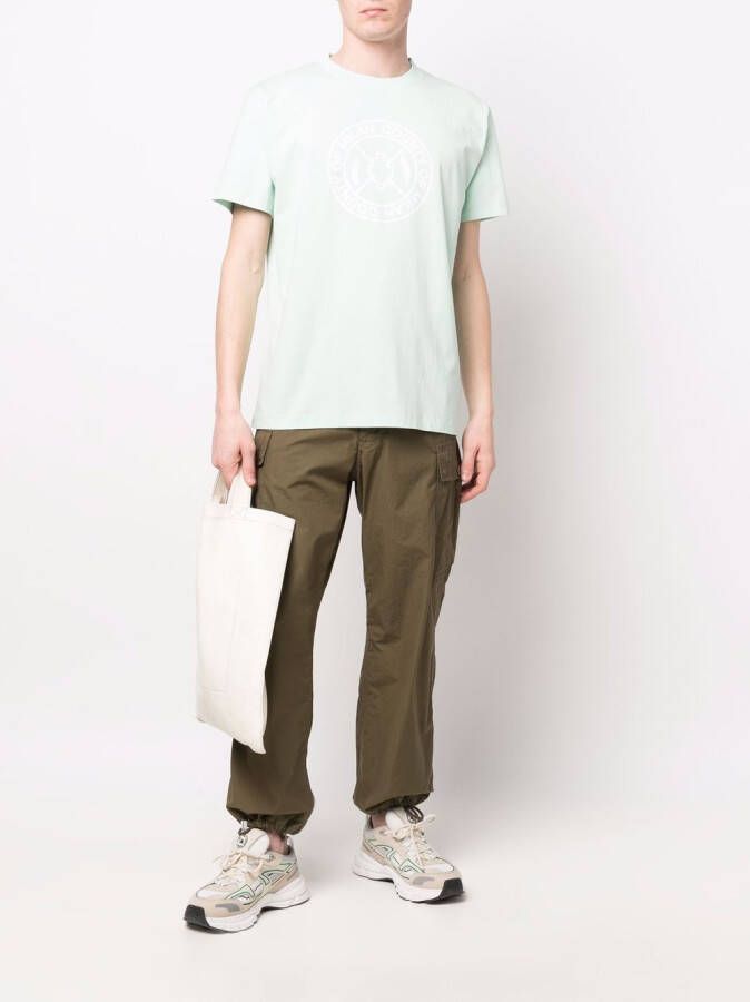 Marcelo Burlon County of Milan T-shirt met logoprint Blauw