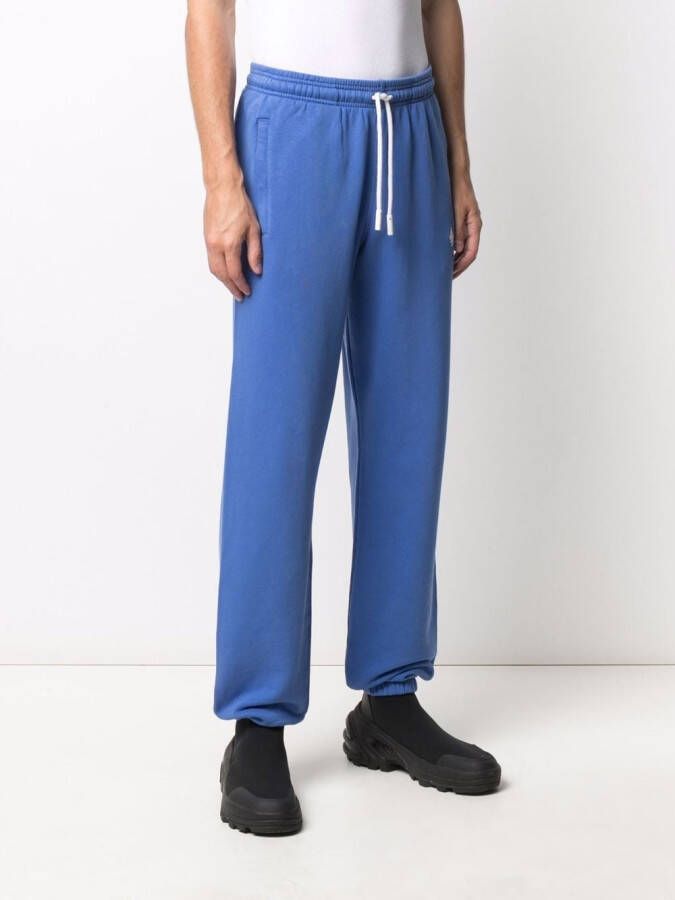 Marcelo Burlon County of Milan Trainingsbroek met geborduurd logo Blauw