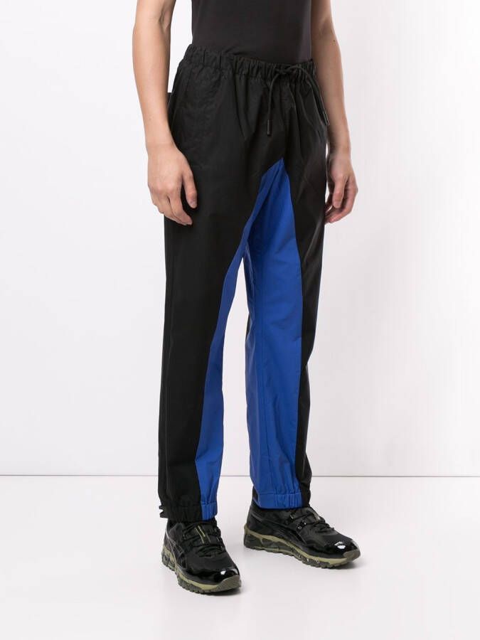 Marcelo Burlon County of Milan Tweekleurige trainingsbroek Zwart