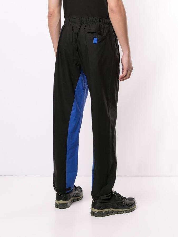 Marcelo Burlon County of Milan Tweekleurige trainingsbroek Zwart
