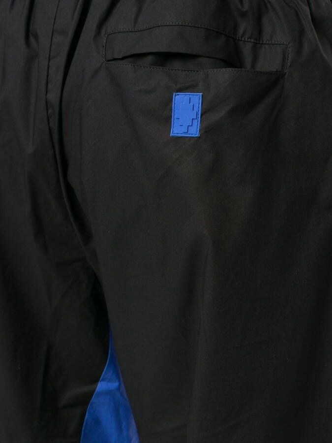 Marcelo Burlon County of Milan Tweekleurige trainingsbroek Zwart