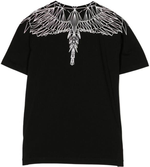 Marcelo Burlon County of Milan T-shirt met vleugelprint Zwart