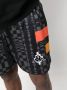 Marcelo Burlon County of Milan x Kappa shorts met logopatch Zwart - Thumbnail 5