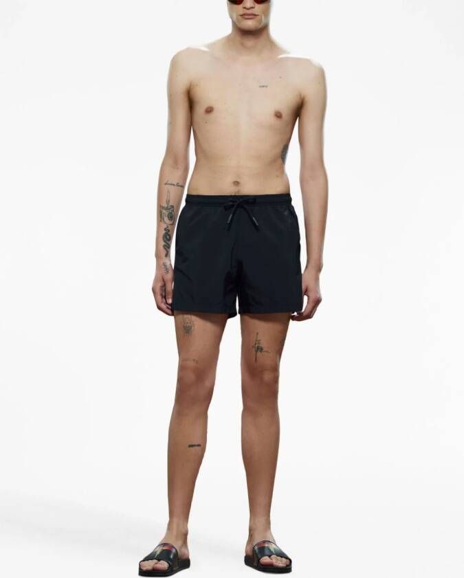 Marcelo Burlon County of Milan Zwembroek met kruispatroon Zwart
