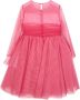 MARCHESA KIDS COUTURE Jurk met bloe patch Roze - Thumbnail 2