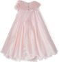 MARCHESA KIDS COUTURE Jurk met bloemapplicatie Roze - Thumbnail 2
