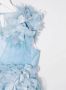 MARCHESA KIDS COUTURE Maxi-jurk met bloe print Blauw - Thumbnail 3