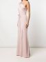 Marchesa Notte Bridesmaids Asymmetrische jurk Roze - Thumbnail 3