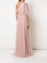 Marchesa Notte Bridesmaids Asymmetrische jurk Roze - Thumbnail 4