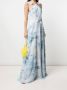 Marchesa Notte Bridesmaids Avondjurk met bloemenprint Blauw - Thumbnail 3