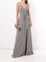 Marchesa Notte Bridesmaids Sessa avondjurk met open rug Grijs - Thumbnail 2