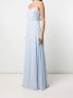 Marchesa Notte Bridesmaids Maxi-jurk met gedraaid detail Blauw - Thumbnail 3