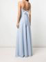 Marchesa Notte Bridesmaids Maxi-jurk met gedraaid detail Blauw - Thumbnail 4